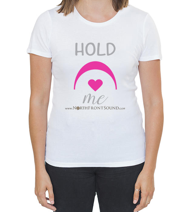 Women's "Hold Me" T-Shirt - White T04WWHHLDME