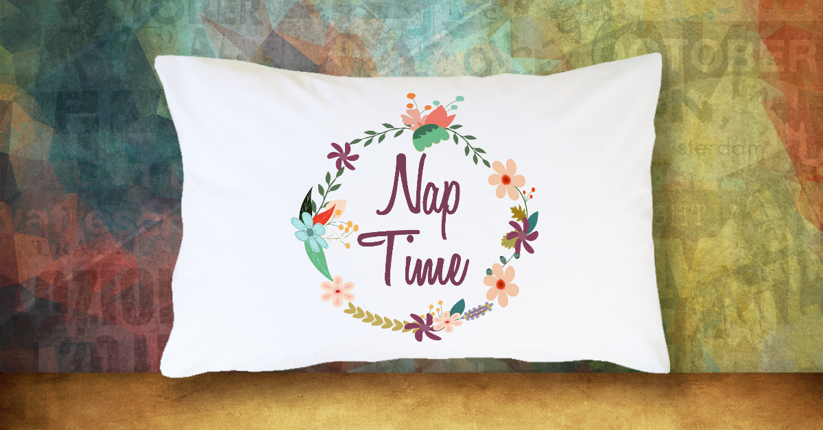 Nap Time Standard Pillow Case Customized Pillow Case
