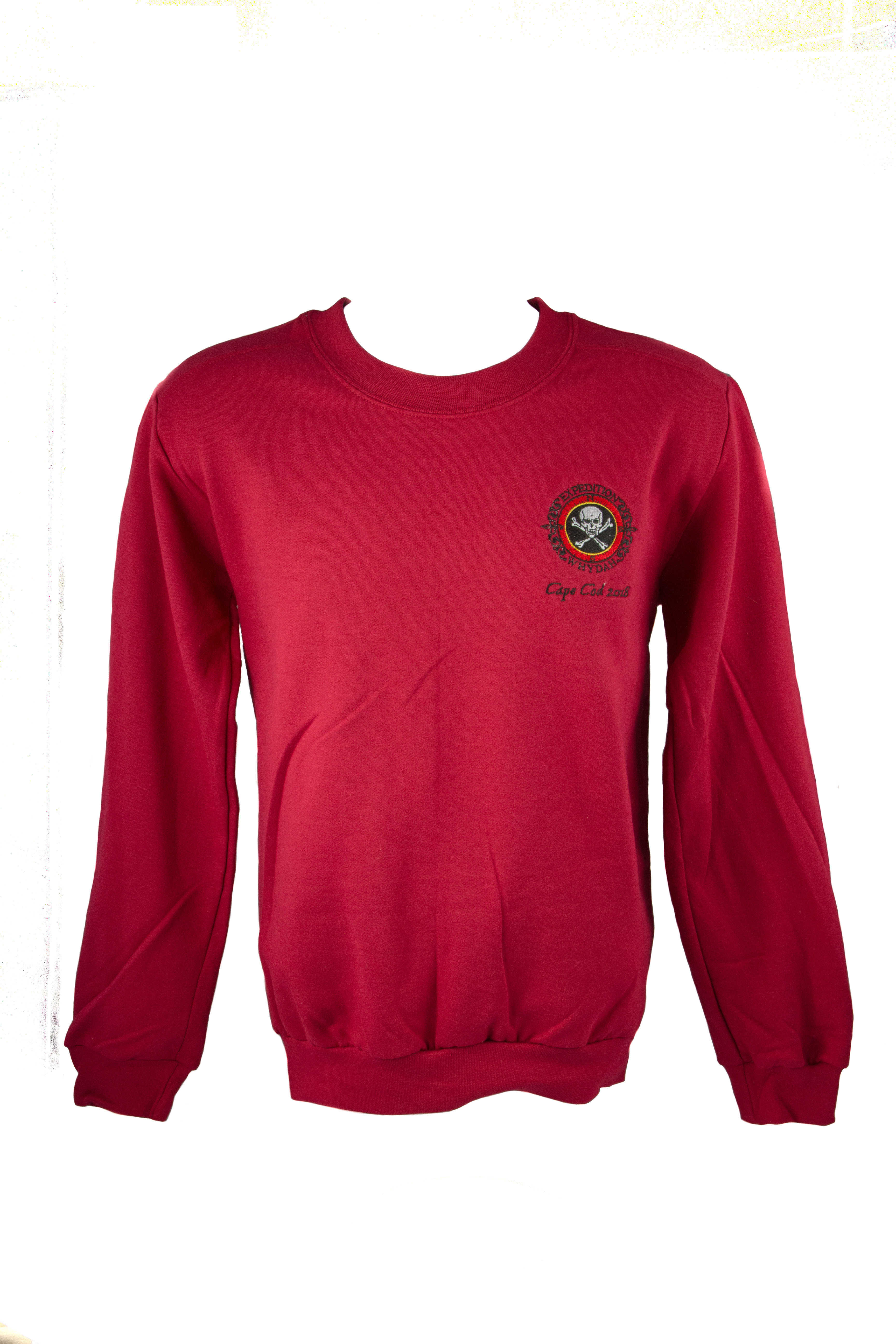 Red Crew neck
