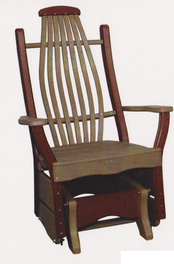 Byler's Patio Bentwood Glider Chair