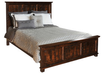 Algonquin Queen Bed by Ruff Sawn aq-l-w