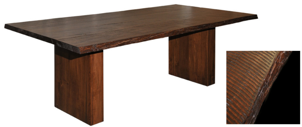 Live Edge Dining Table by Ruff Sawn live edge table