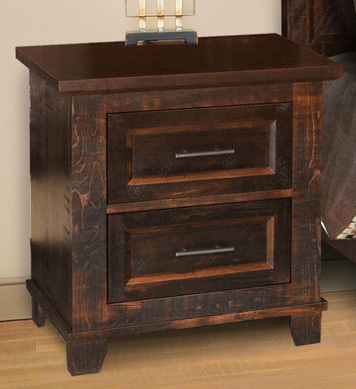 Algonquin Night Stand by Ruff Sawn A12-W