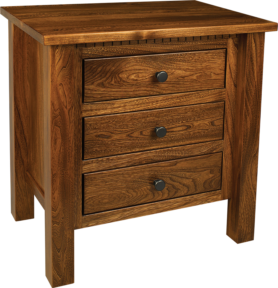 Lindholt 3 drawer Night Stand by Farmside Wood 202