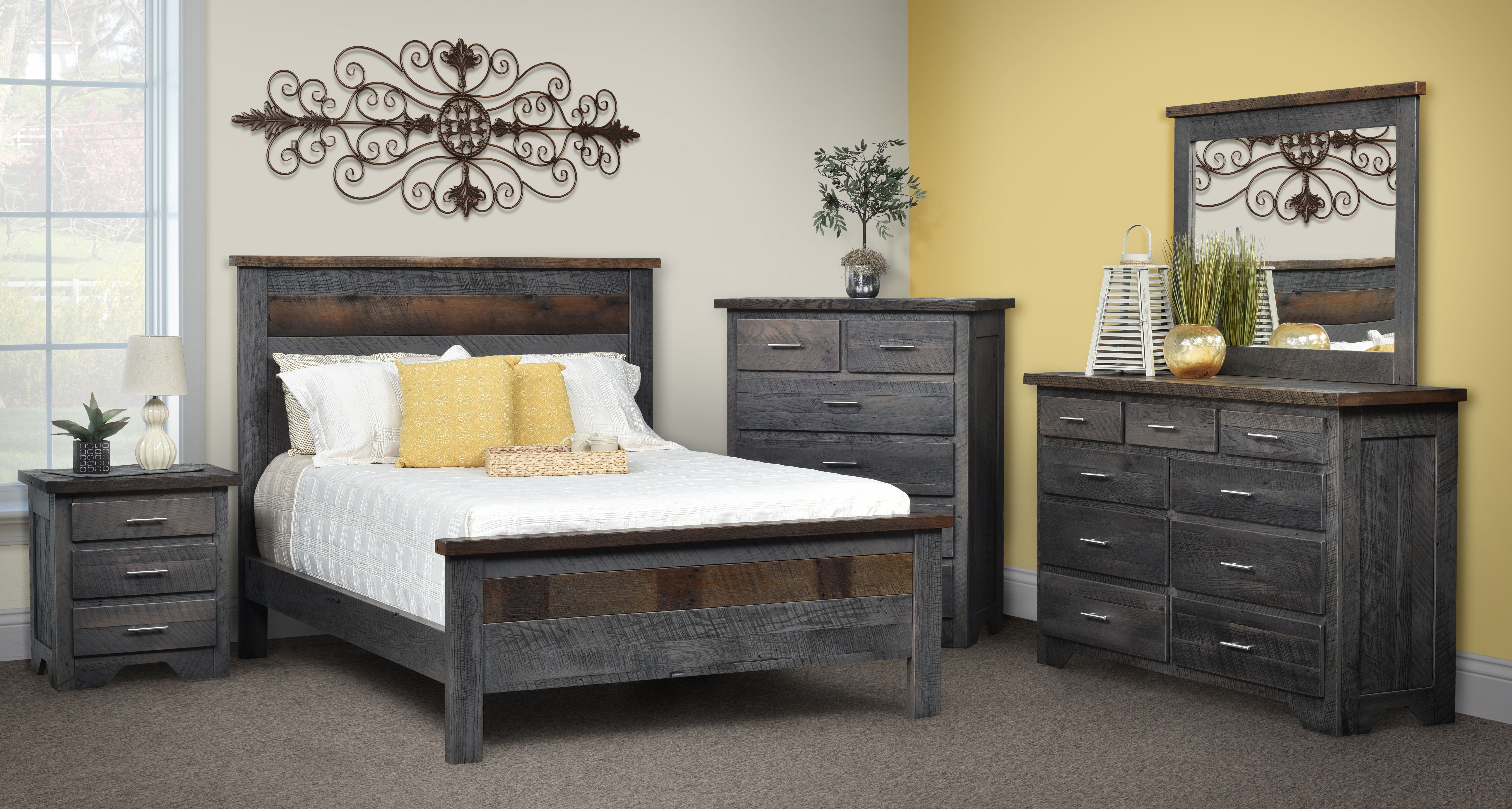 Urban Barnwood London Fog Bedroom LFBQ; LF6DC;LF9DD;LFM;LF3DN;