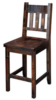 Muskoka Slat Back Bar Chair by Ruff Sawn hs24
