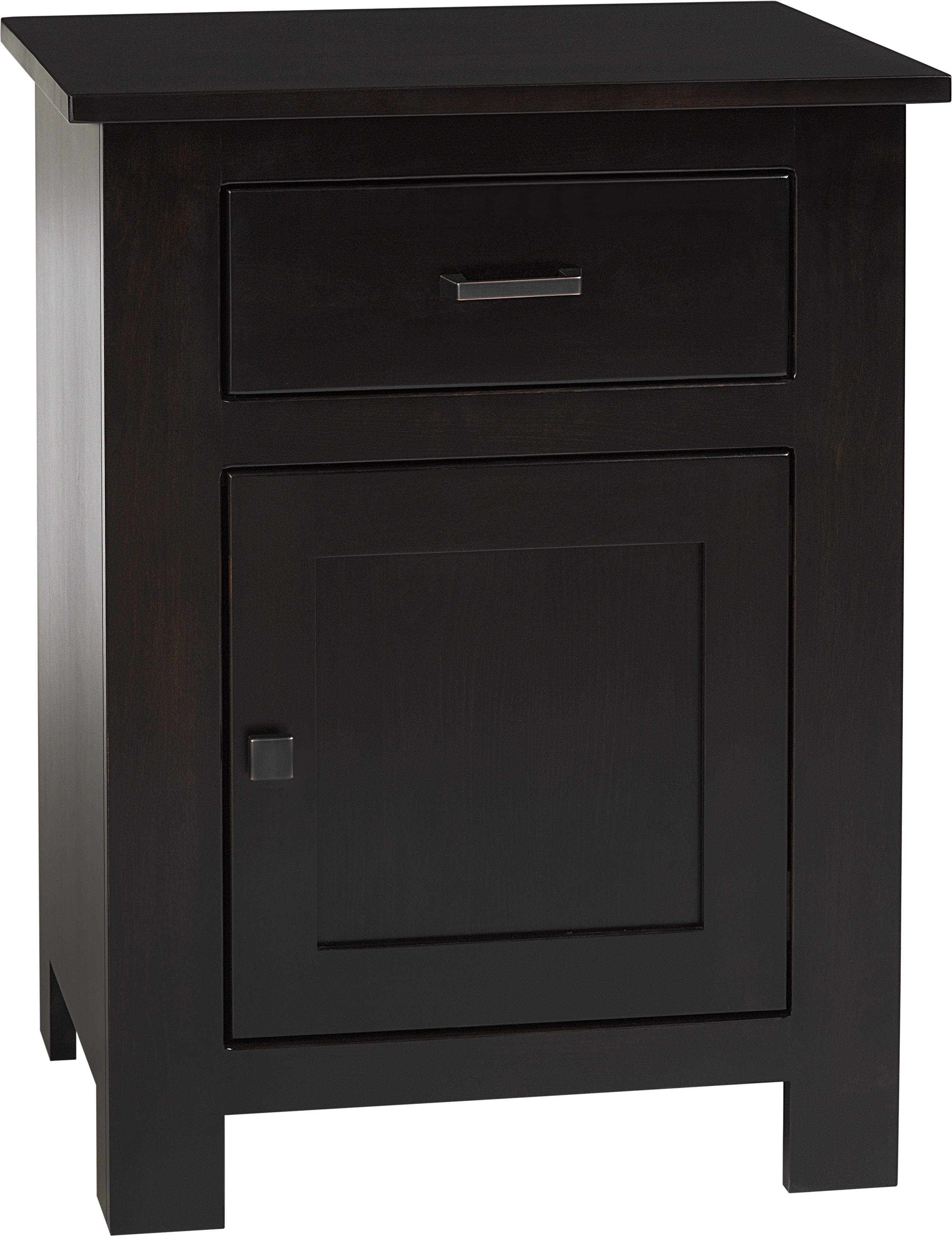 Horizon Shaker Farmside Wood 101 1 Drawer 1 Door Night Stand Farmside Wood 101