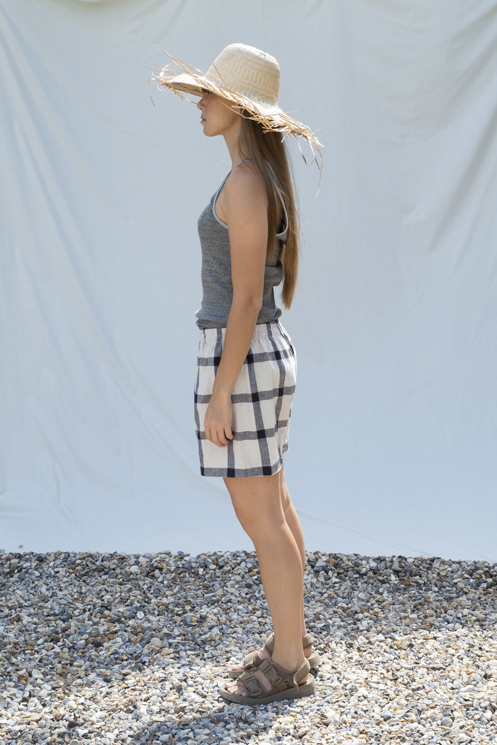 W'menswear Mess Shorts in Check