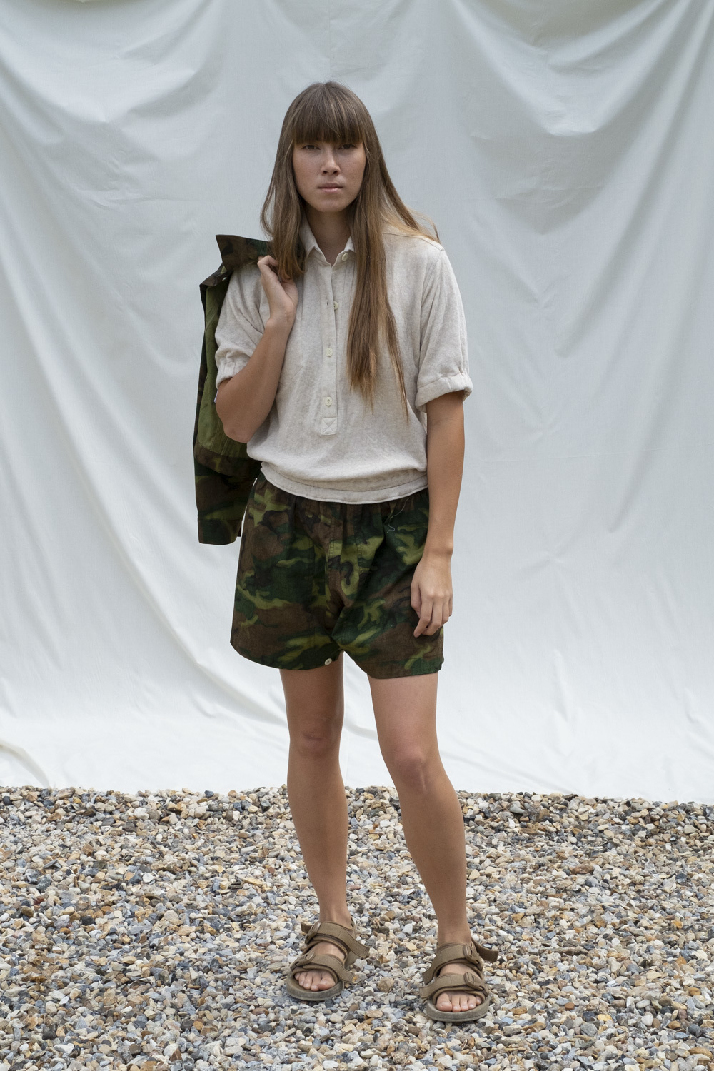 W'menswear Mess Shorts in Camo