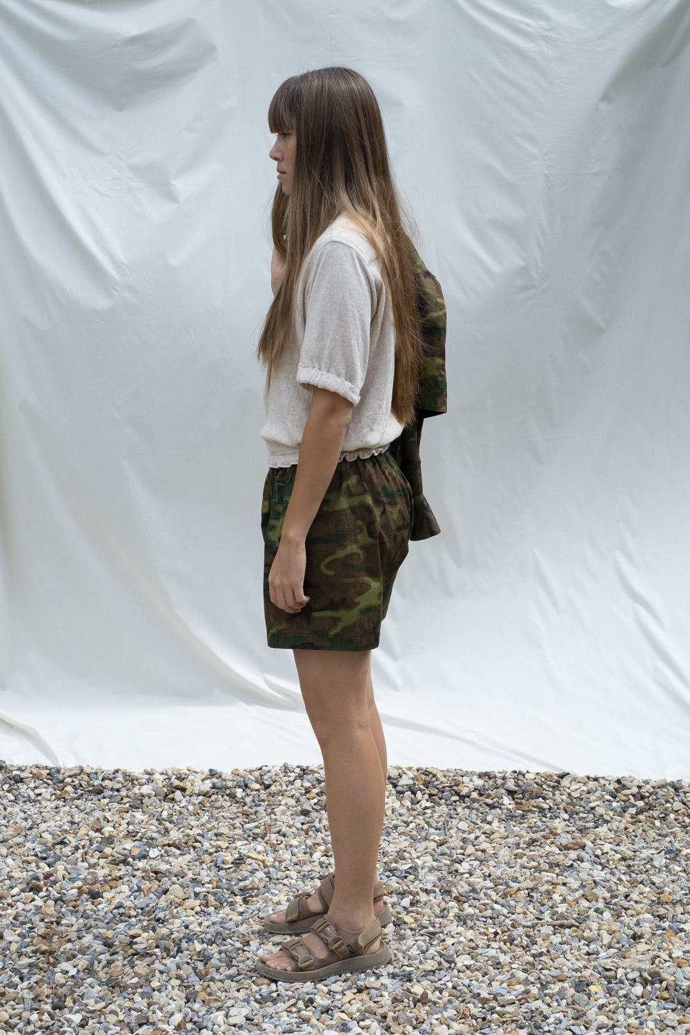 W'menswear Mess Shorts in Camo