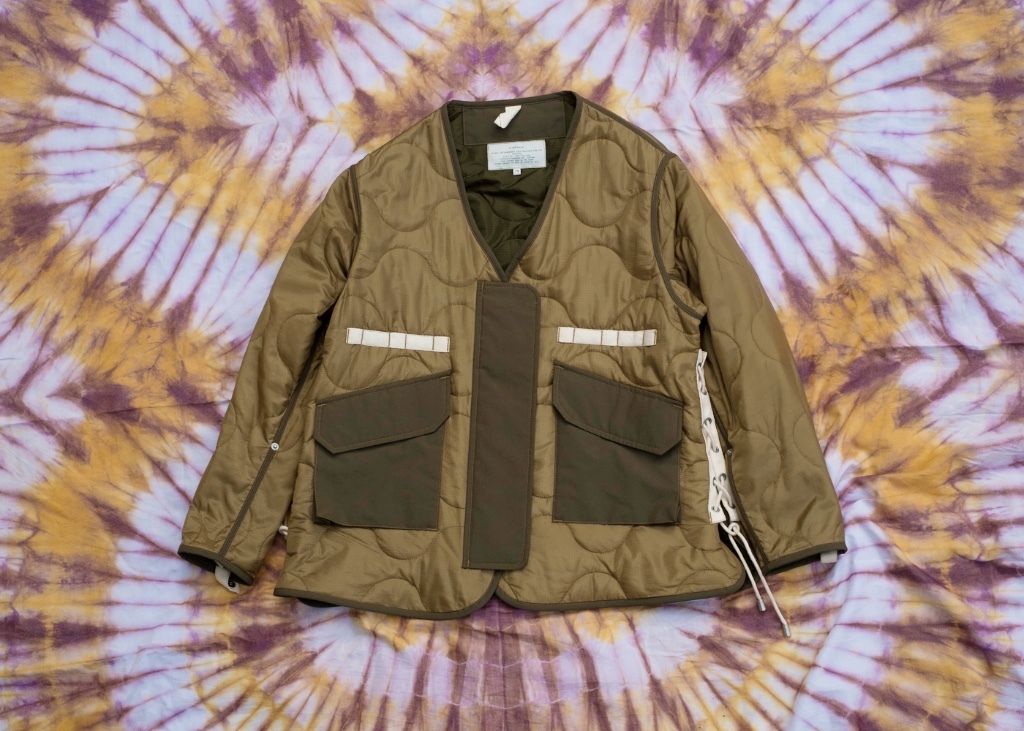 W'menswear Tropical Flight Jacket in Beige FLTR-B