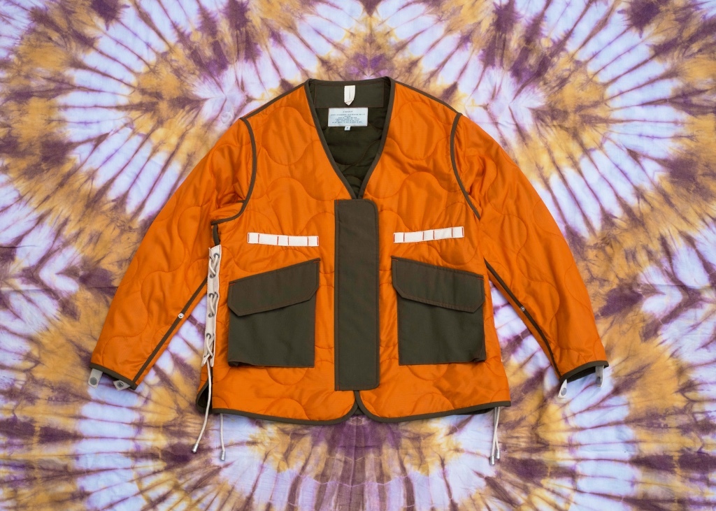 W'menswear Tropical Flight Jacket in Orange FLTR-O