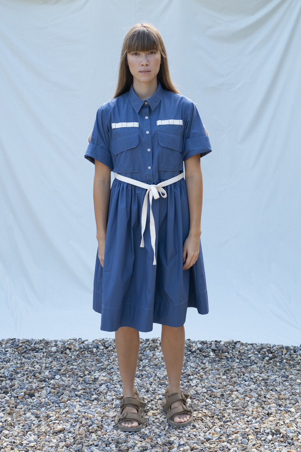 W'menswear Field Aid's Dress in Blue