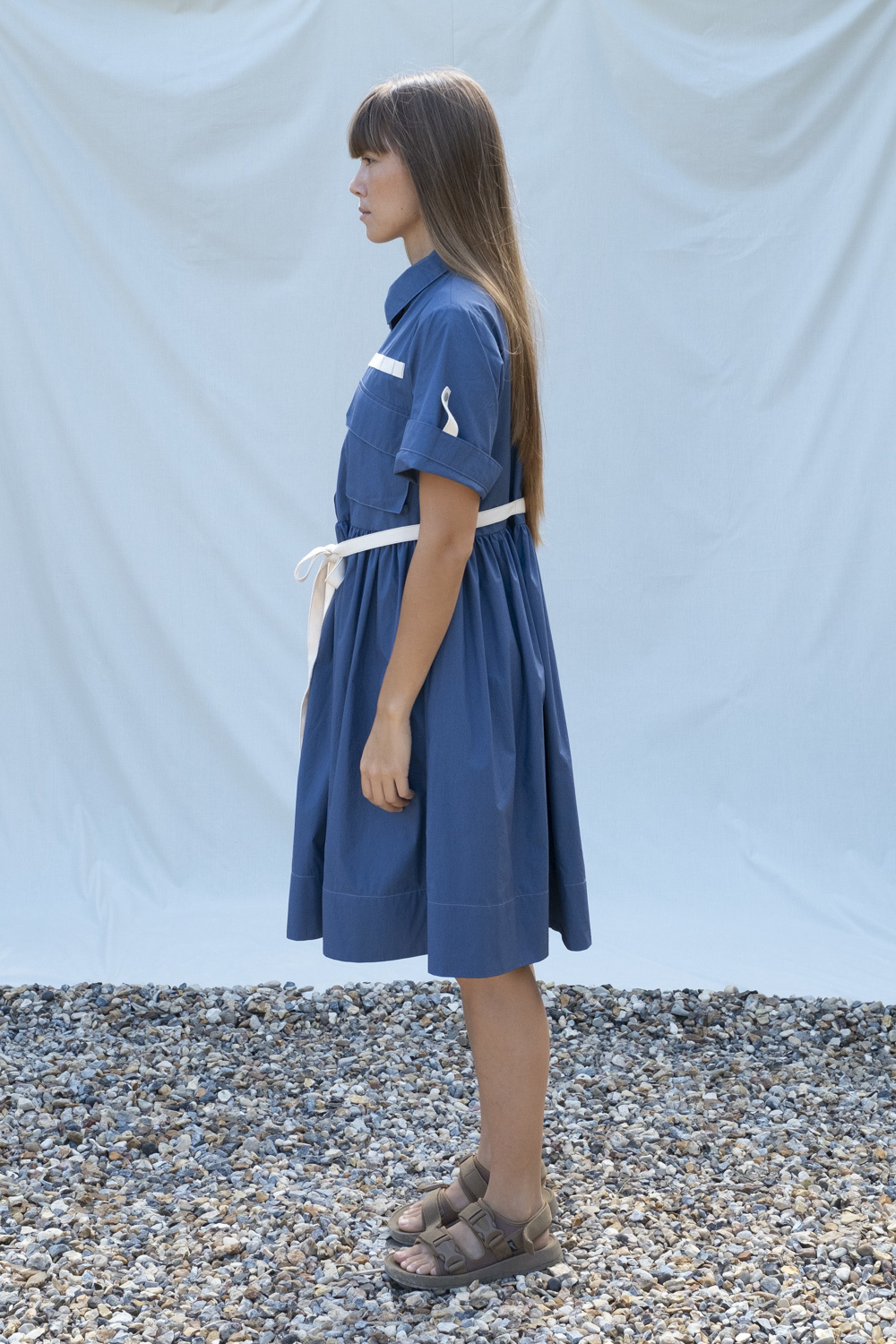 W'menswear Field Aid's Dress in Blue