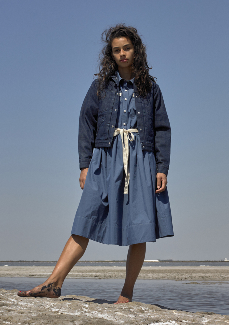 W'menswear Field Aid's Dress in Blue
