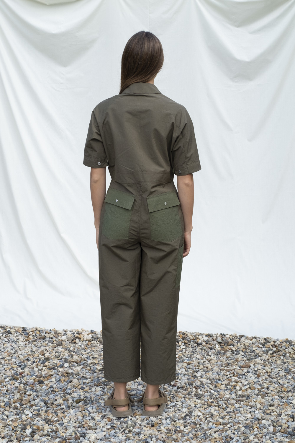 W'menswear Tropical Fieldwork Suit in Green
