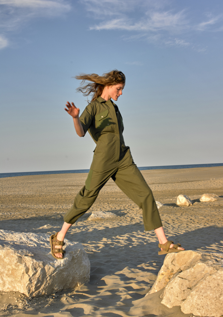 W'menswear Tropical Fieldwork Suit in Green