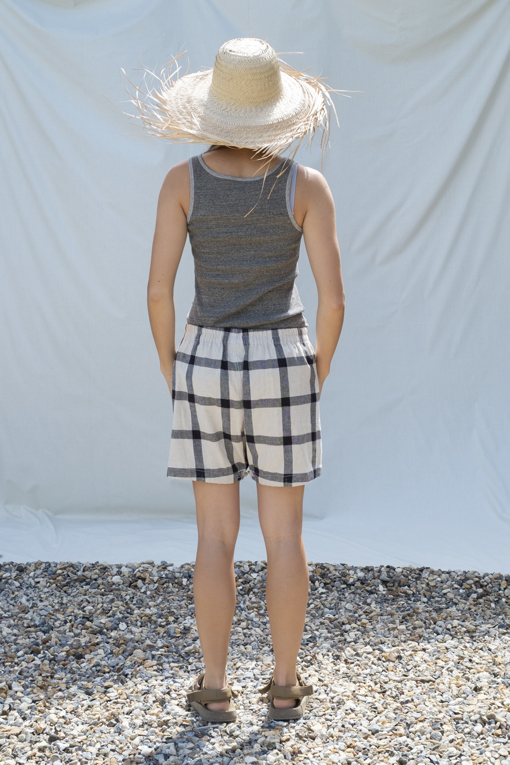W'menswear Combat Tank in Grey