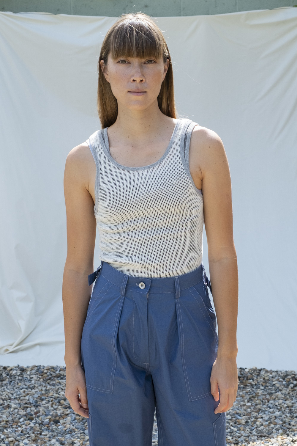 W'menswear Combat Tank in Mesh