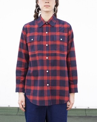 W'MENSWEAR LIMITED CREW SHIRT IN CHECK W'MENSWEAR LIMITED CREW SHIRT IN CHECK