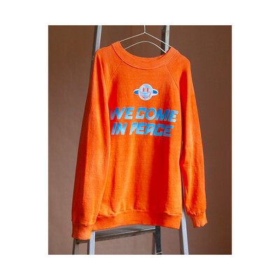 W'MENSWEAR 'We Come in Peace' Sweatshirt W'MENSWEAR 'We Come in Peace' Sweatshirt