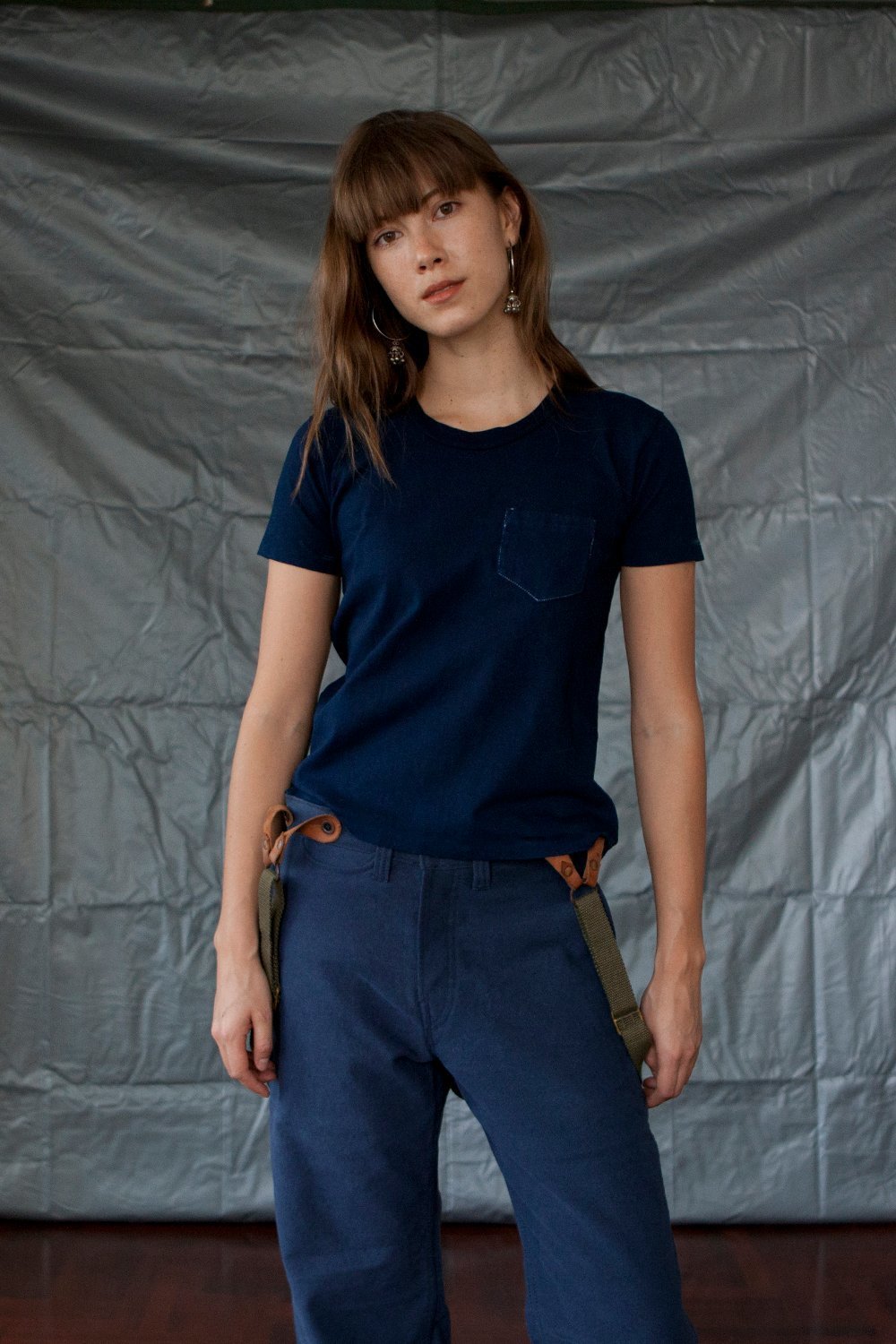 W'menswear Indigo Pocket Tee