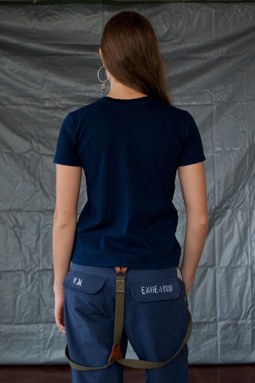 W'menswear Indigo Pocket Tee