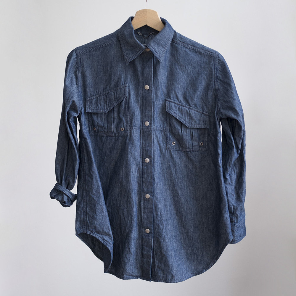 W'menswear Indigo Field Shirt 0010FS