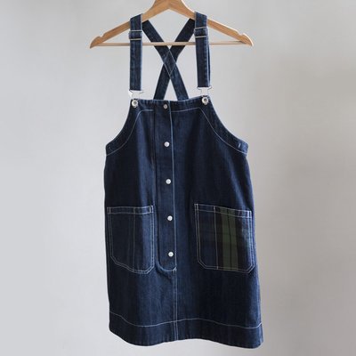 W'menswear Denim Herringbone Garden Smock W'menswear Denim Herringbone Garden Smock
