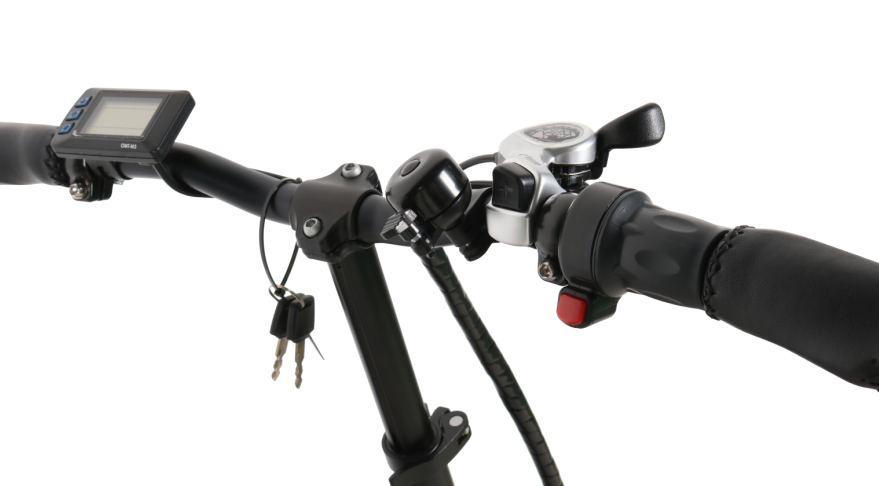 eGOpro CitE 250W 36V - sähköpyörä taittuvalla rungolla, musta