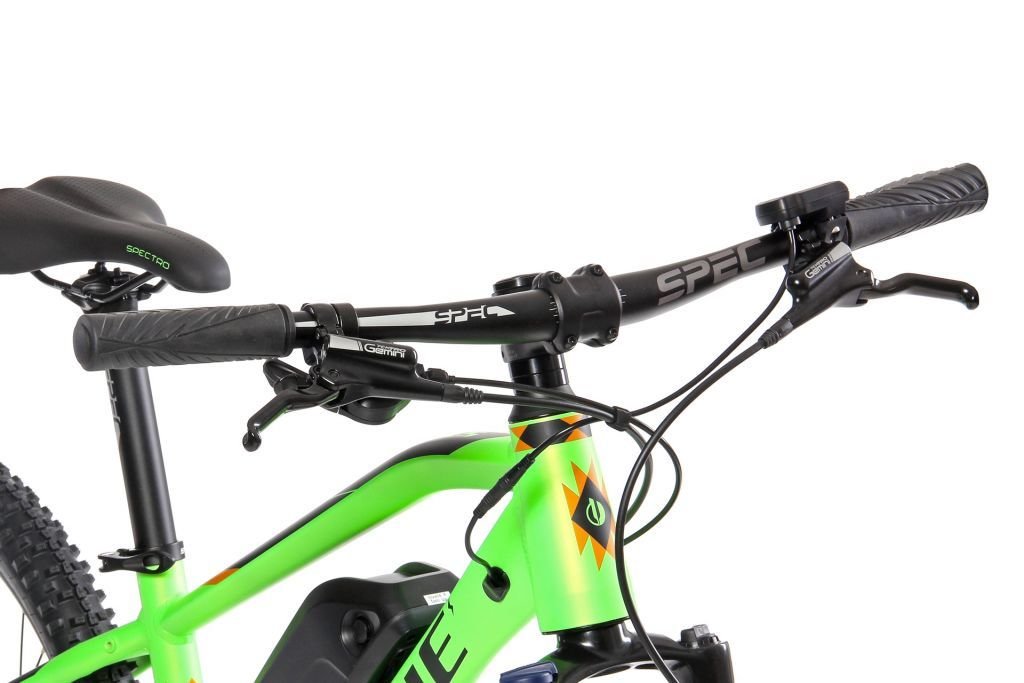 Apache TATE E5 - lasten MTB sähköpyörä 24", vihreä