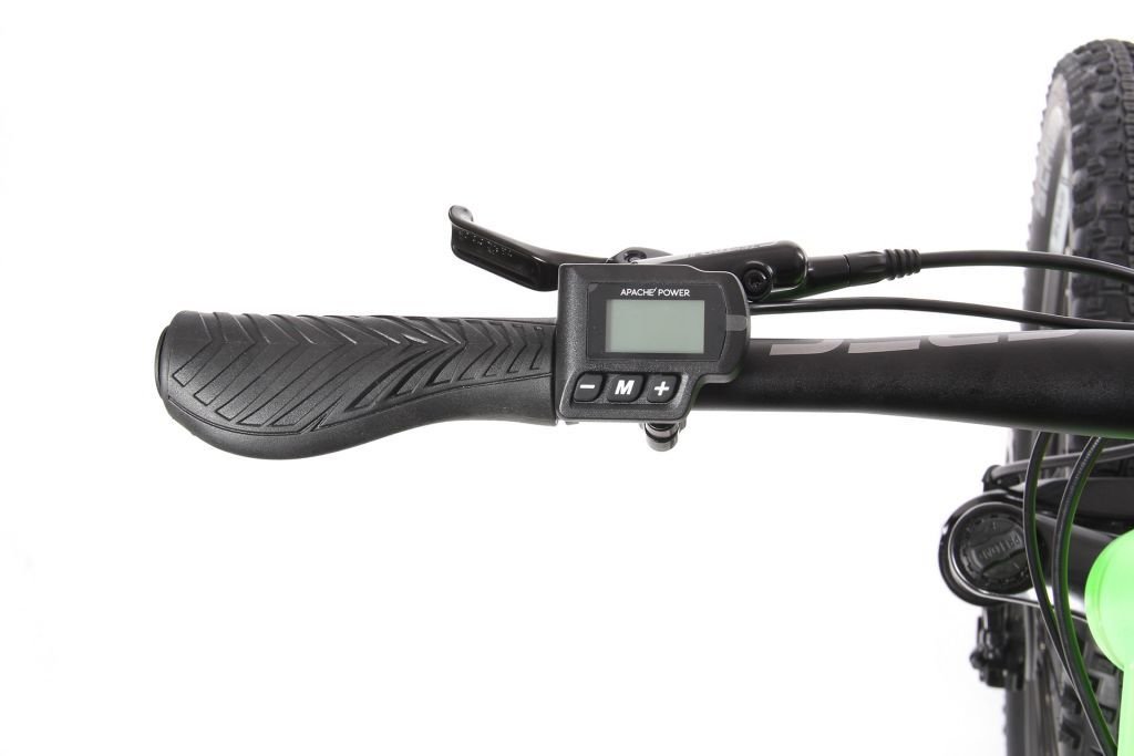 Apache TATE E5 - lasten MTB sähköpyörä 24", vihreä