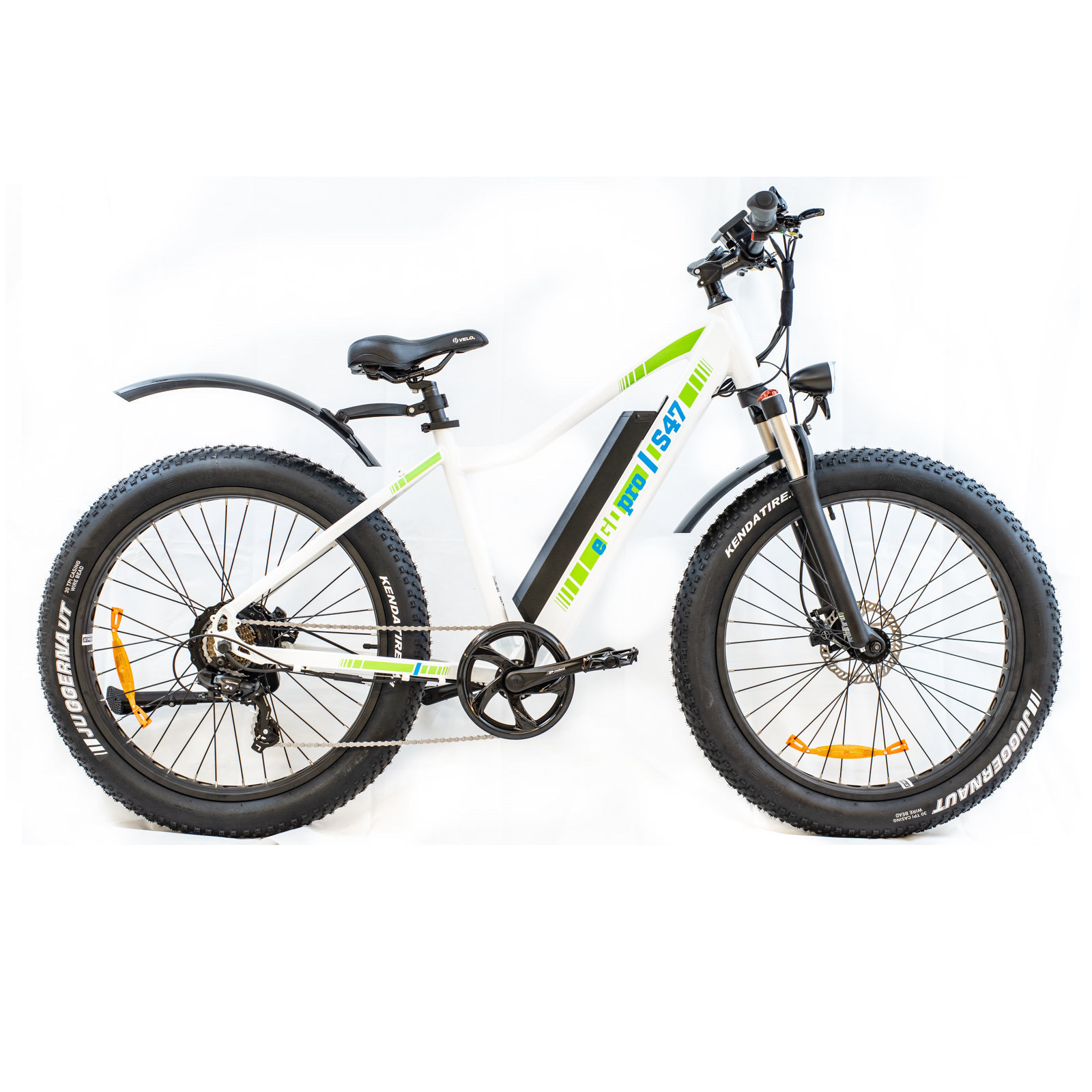 eGOpro S47 500W 48V - "FATBIKE" sähköpyörä, valkea S47-0002