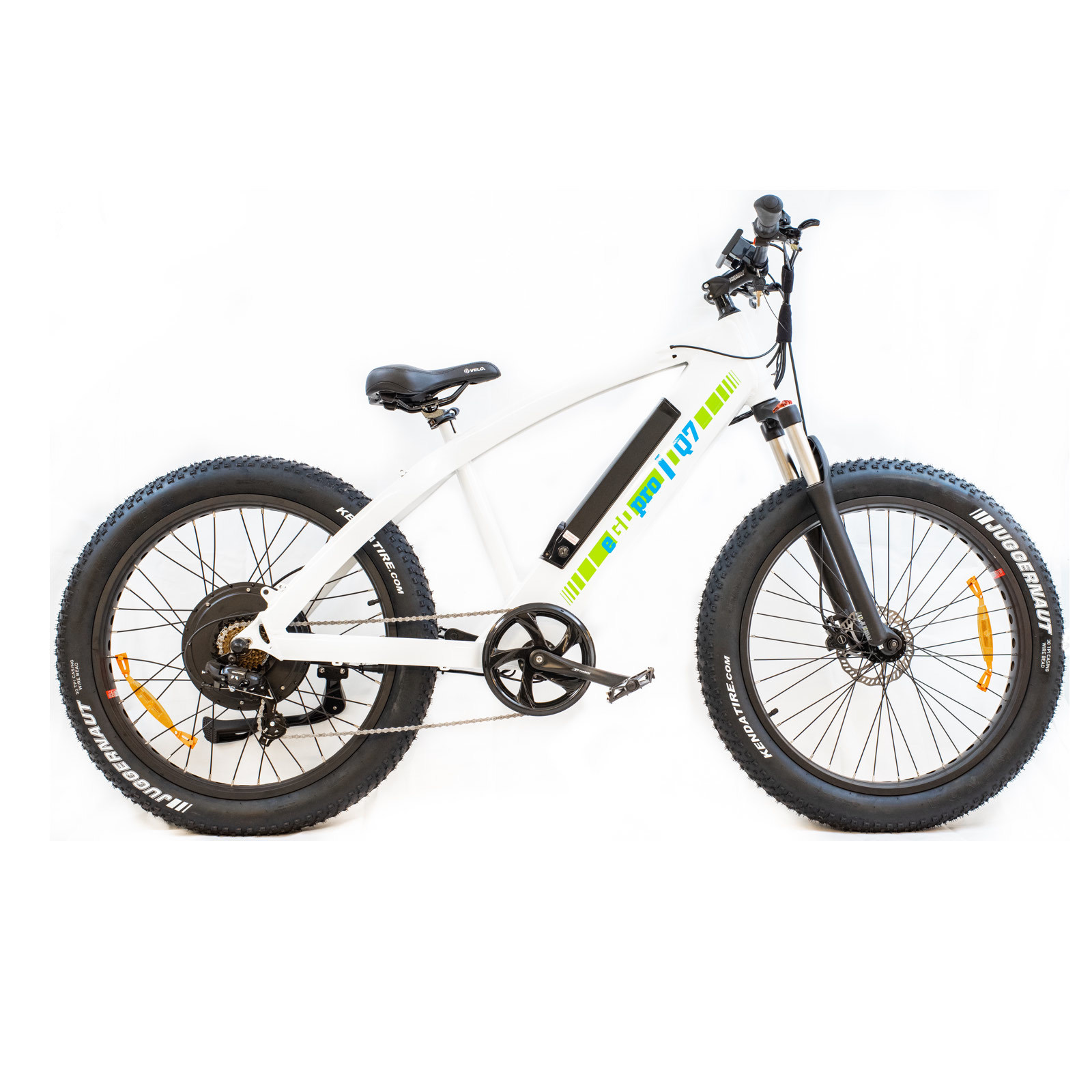 eGOpro Q7 1000W 48V - "FATBIKE" sähköpyörä, valkea Q7-0002