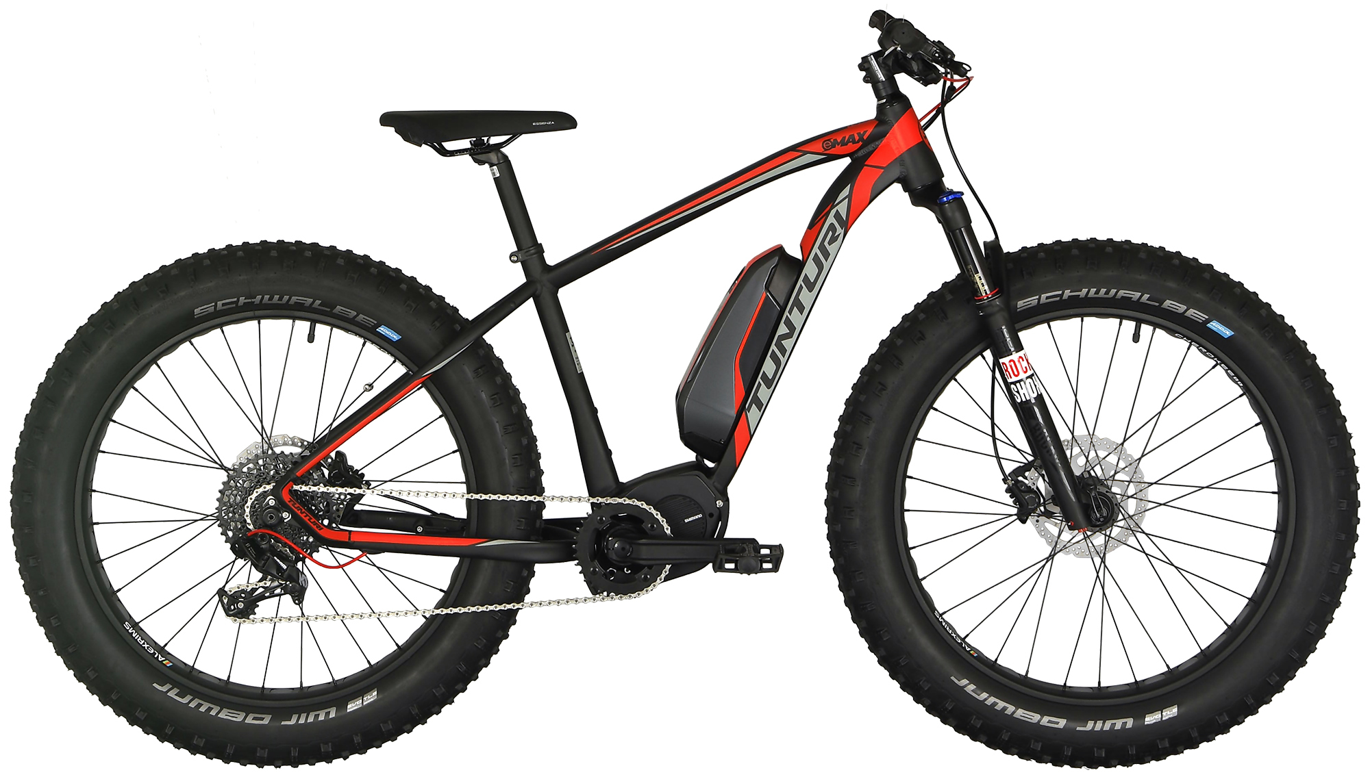 Tunturi eMAX FRONT SUSPENSION- "FATBIKE" sähköpyörä P39211X
