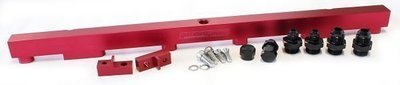 Aeroflow Performance Billet EFI Fuel Rails (Red) Suit Nissan RB26