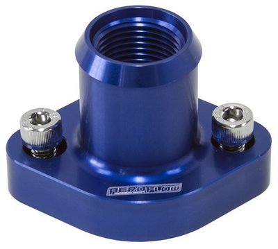 Aeroflow Performance Billet Top Water Housing - Blue Suits Nissan/Holden RB30