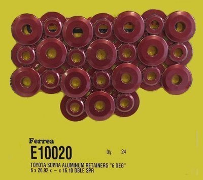 FERREA Aluminium Magnesium Retainer Suit Toyota Supra 2JZGE - 2JZGTE 1994-98 (24pk
