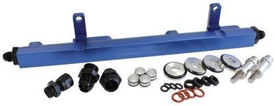 Aeroflow Performance Billet EFI Fuel Rails (Blue) Suit Nissan SR20 (Red)