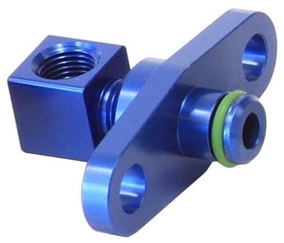 Aeroflow Performance Fuel Rail Adapter (Blue) Suit Mitsubishi EVO 10 with 40mm Centres