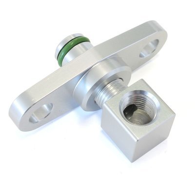 Aeroflow Performance Fuel Rail Adapter (Raw) Suit Mitsubishi EVO 10 with 40mm Centres