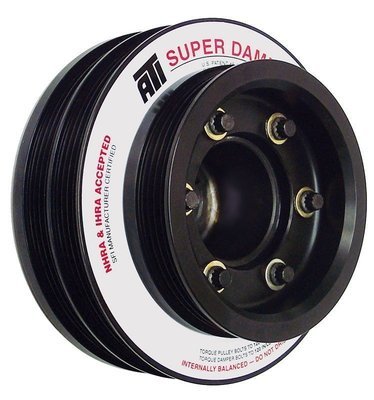 ATI Performance Super Damper SFI Approved Suit Nissan SR20DET RWD, 4 & 5 Groove With P/S Pulley 11% U/D