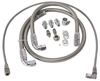 Aeroflow Performance Turbo Oil & Water Feed Line Kit Suit Nissan SR20 S13