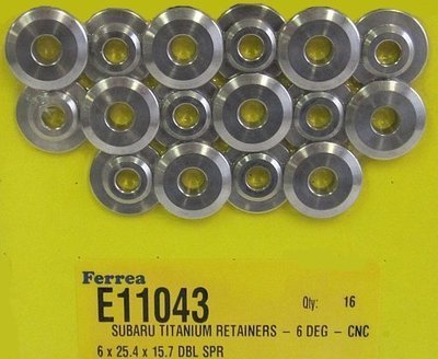 Ferrea  Titanium Retainer Suit Subaru Impreza WRX EJ20 2001-08 (16pk)