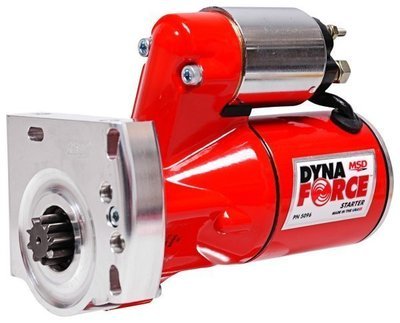 MSD  DynaForce Starter Motor  3.4hp Red Powder-coat, Suit Chevy LS1-LS7