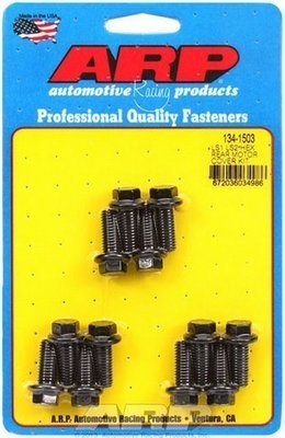 ARP fasteners  Rear Engine Cover Bolt Kit Suit Chev LS Series, Black oxide, Hex head