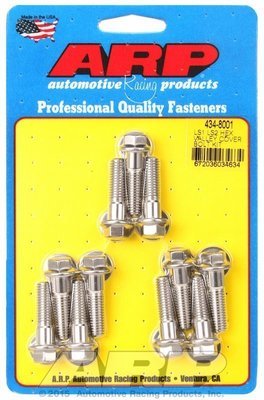 ARP fasteners  Intake Valley Cover Bolt Kit, Hex Head S/S Suit GM LS Series