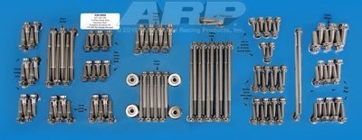 ARP fasteners  Engine Accessory Bolt Kit, 12-Point S/S Suit GM LS Series With Or Without Header