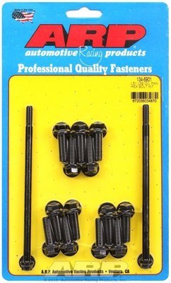 ARP fasteners  Oil Pan Bolt Set, Hex Head Black Oxide Suit GM LS Series