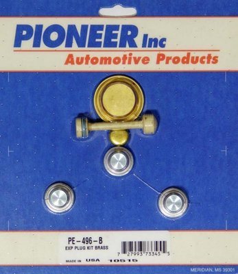 Pioneer  Brass Welsh Plug Kit Suit GM LS Series 1997-2011